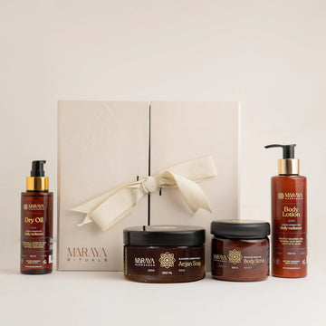 Agadir Ritual Set with four Moroccan body care essentials