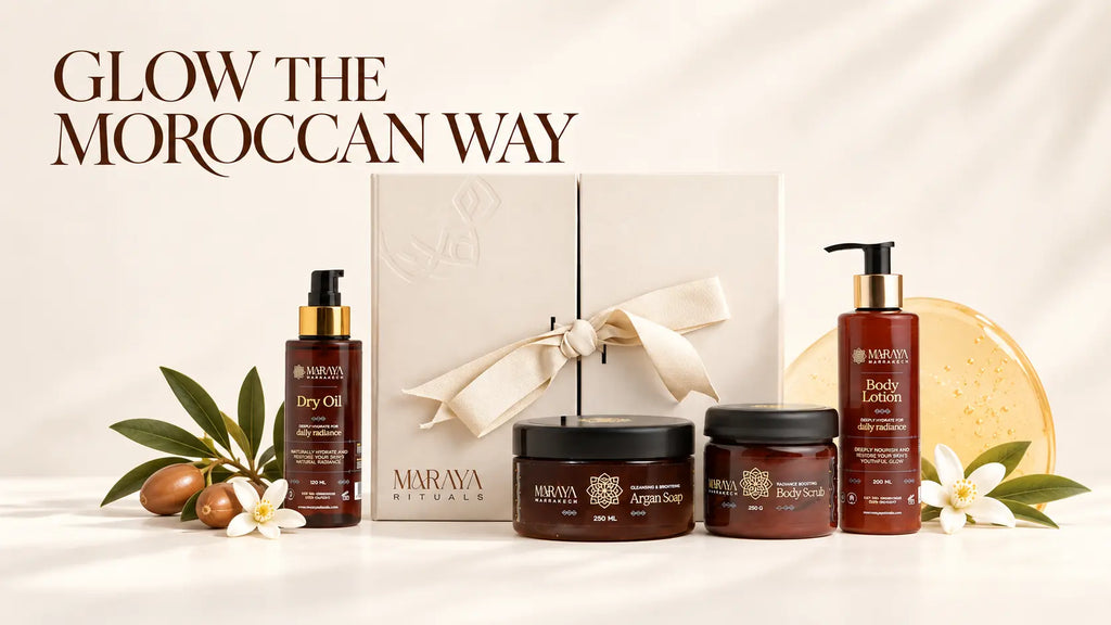 Maraya Moroccan body care ritual with argan and orange blossom