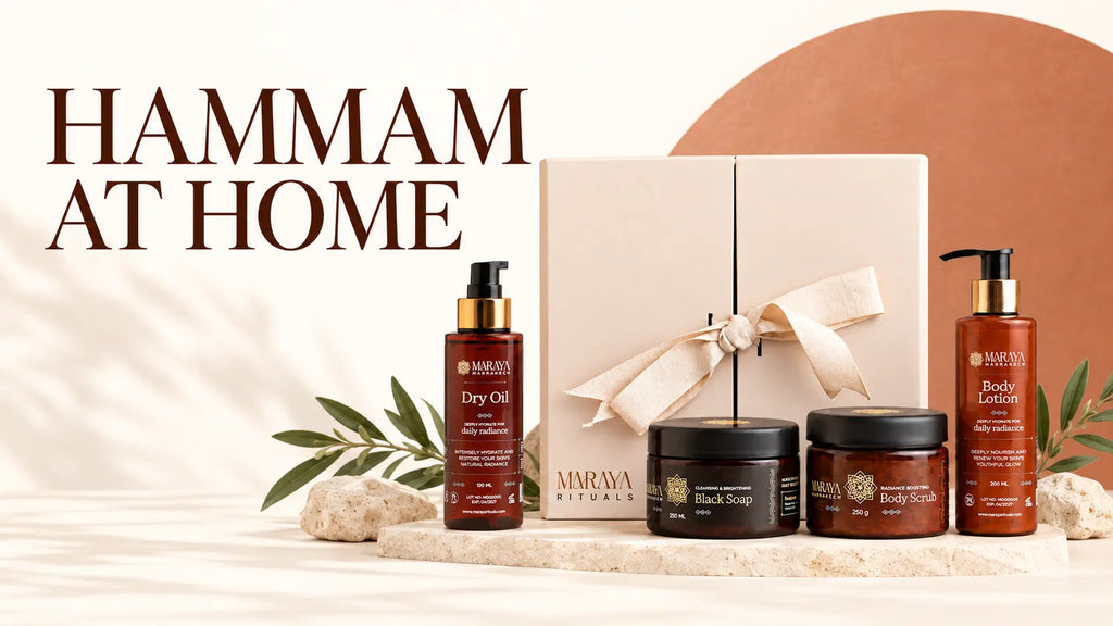 Maraya Rituals Moroccan hammam at home body care set