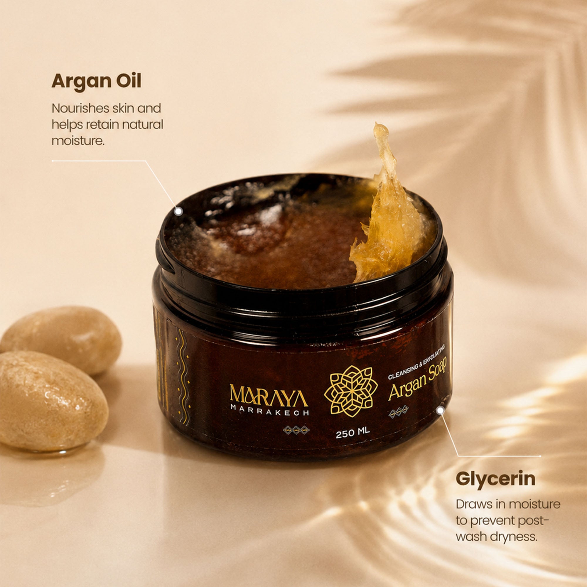 Maraya Argan Soap 250 ml jar