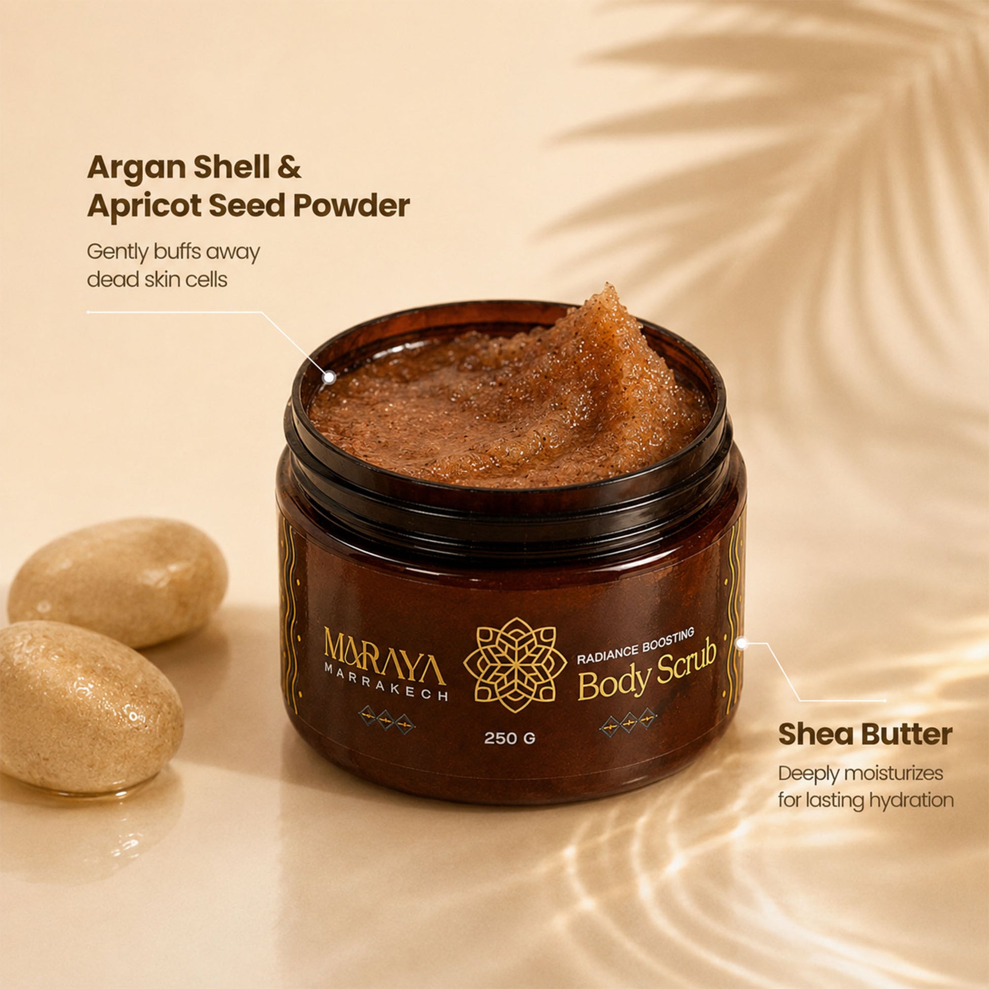 Maraya Argan Body Scrub 250 g jar