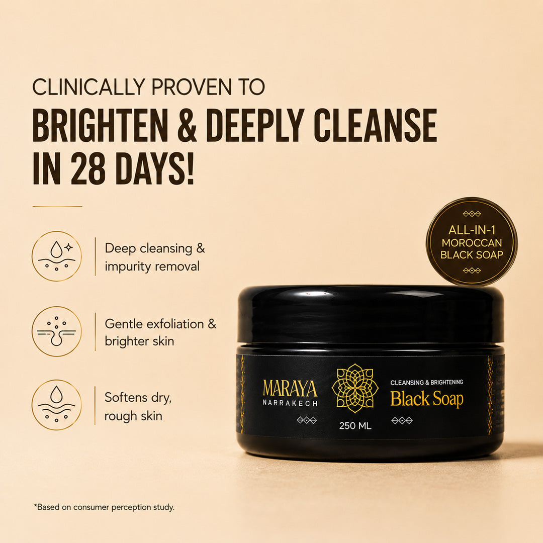 Maraya Black Soap 250 ml jar